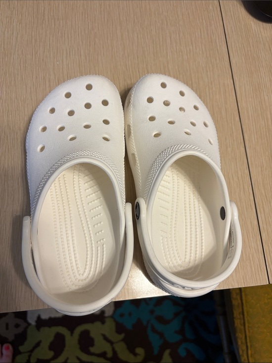 CROCS Other - CROCS Kids White Classic Clog Sandals
